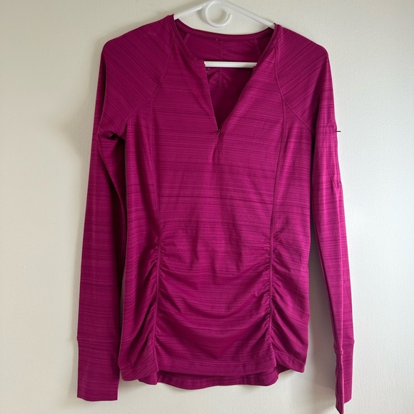 Athleta Women’s Pink Pacifica UPF Long sleeve Top, Size XSmall - Picture 2 of 11